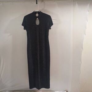 Lori Ann Montreal Women's 10 Gray Midi Dress